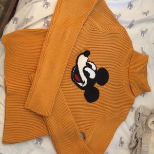 Mickey Sweater Mustard